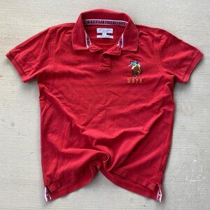 Red US Polo Assasin Polo with cool design